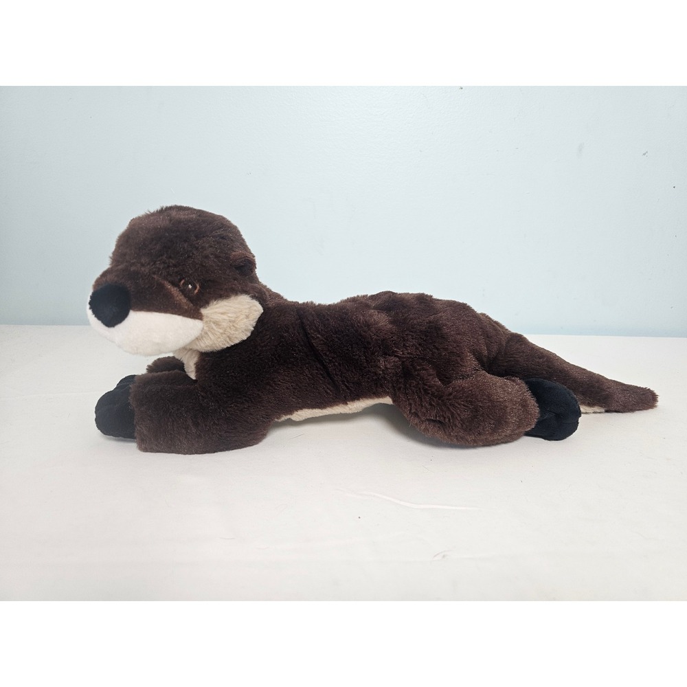 Nature Wild Republic River Otter Plush Toy Kids Brown Realistic Eco Friendly